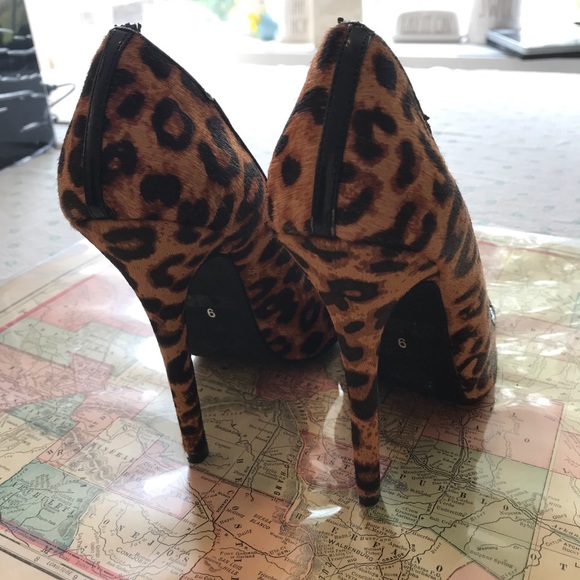 Jeffrey Campbell pony hair leopard print heels - Picture 6 of 8